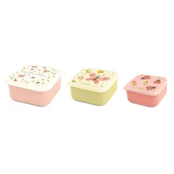 Set Fiambrera Miniland 3uds Snackbox Borboleta