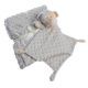 Conjunto de manta cinza e DouDou