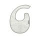 Babero Redondo Com Velcro Sky Gris/Estrela 16X19 Cm CAMBRASS - 1