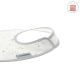 Babero Redondo Com Velcro Sky Gris/Estrela 16X19 Cm CAMBRASS - 4