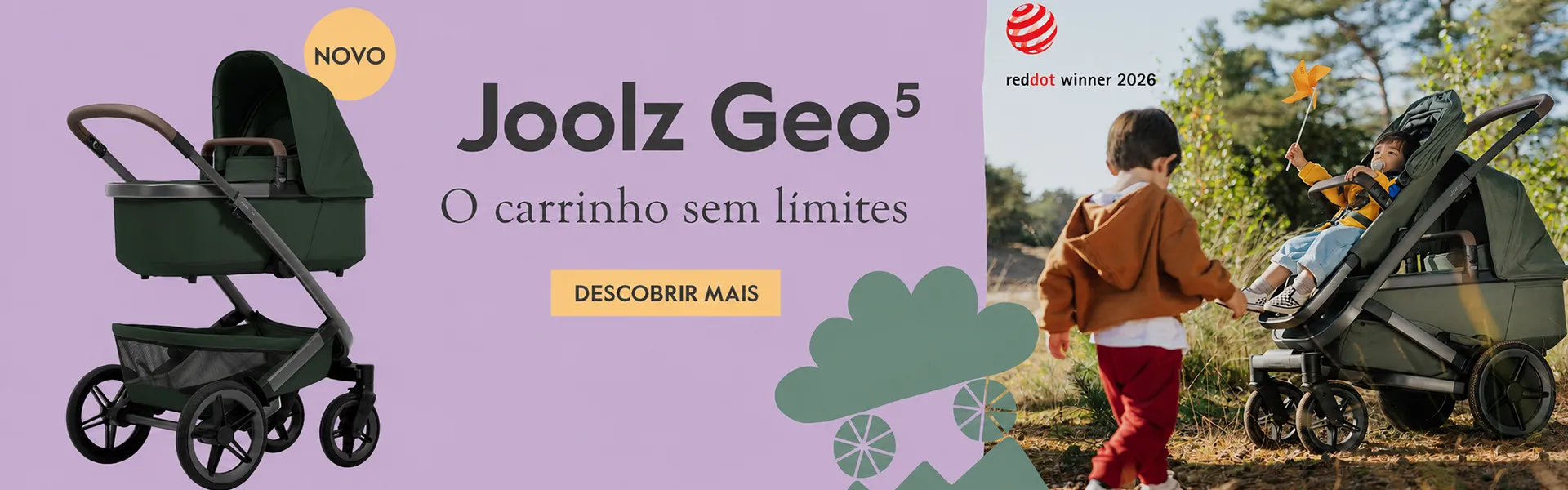 Novo carrinho Joolz Geo 5